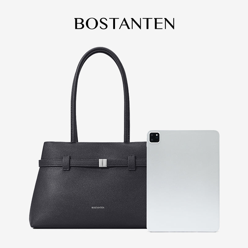 [Lock Tote bag] BOSTANTEN Tote bag PU leather Crossbody Bag Handbag Women's Korean Style Tote bag Women's