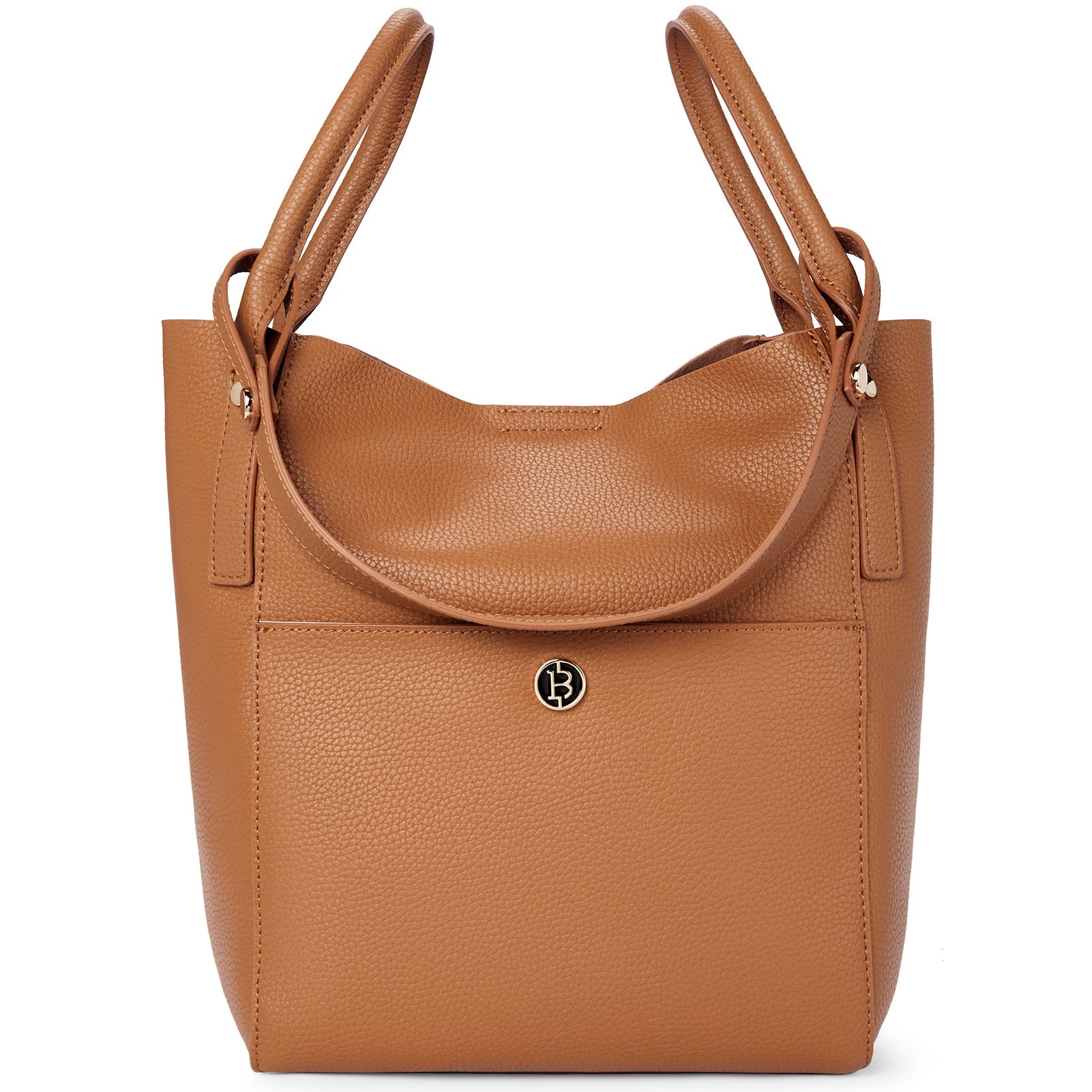 BOSTANTEN Women Handbags Leather Purses Designer Hobo Bucket Tote Bags with Zipper Pouch